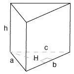 surface area of a triangular prism calculator