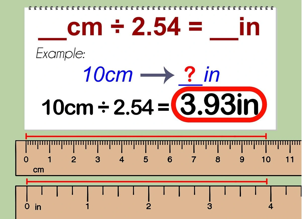 how many centimeters is an inch